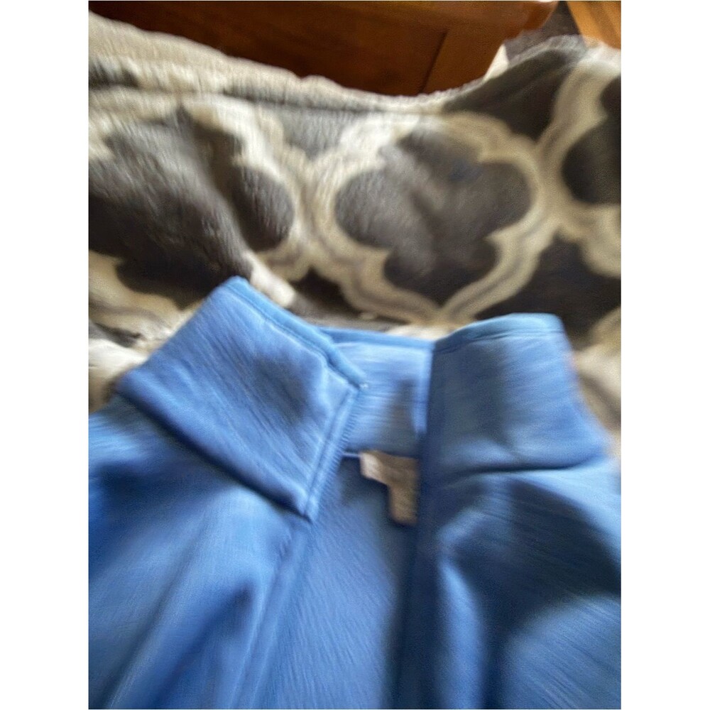 Talbots Blue Zip-Front Active Jacket - Picture 5 of 7